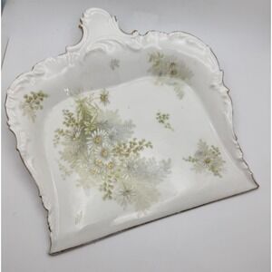 Vintage Bavarian China Porcelain Butlers Tray Dustpan Made In Germany 8.5"x7.75"